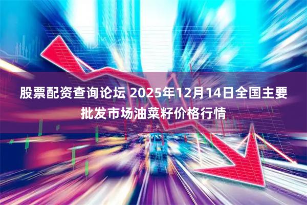 股票配资查询论坛 2025年12月14日全国主要批发市场油菜籽价格行情